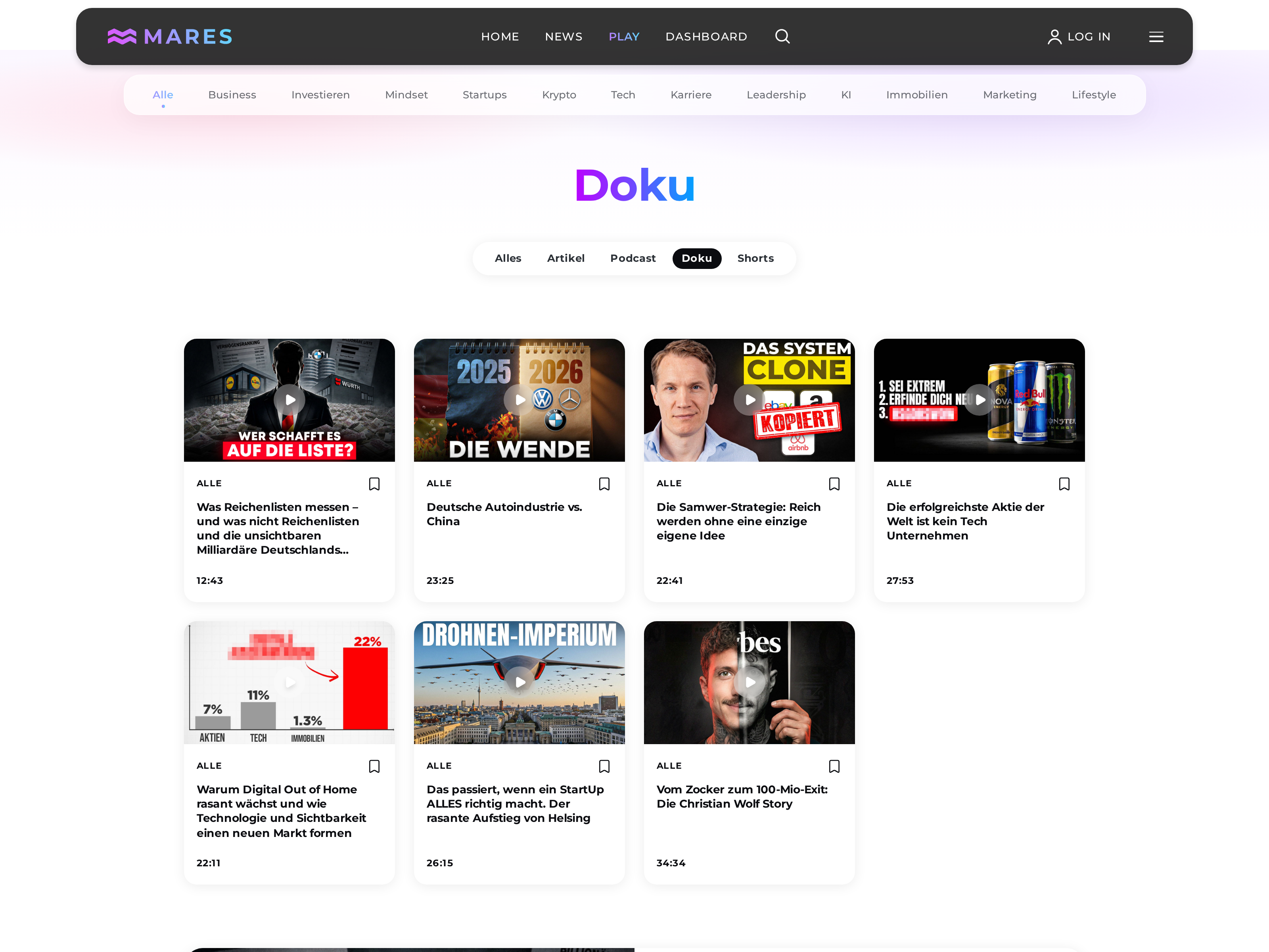 MARES Doku-Vorschau